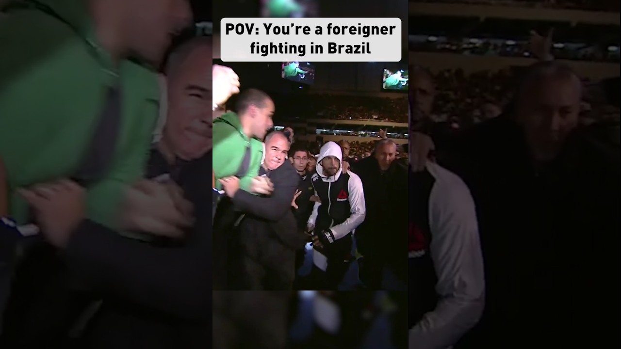 POV You're a Foreigner Fighting in Brazil #ufc