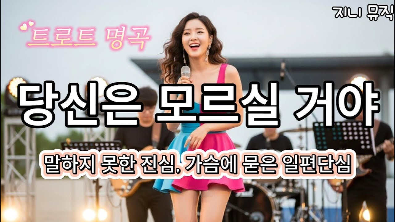 🎵[당신은 모르실 거야] 🌸 말하지 못한 진심, 가슴에 묻은 일편단심 #트로트 #트로트가수#트로트매들리#뽕짝#AI음악