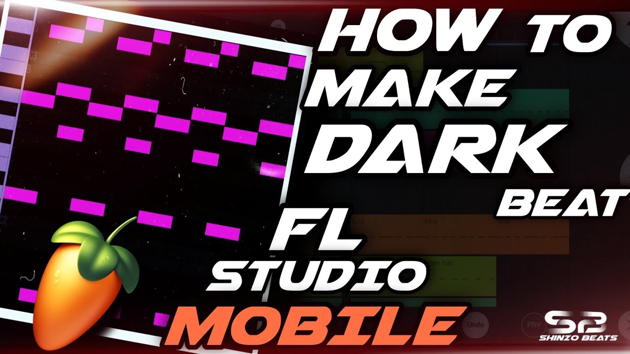 HOW TO MAKE DARK TYPE BEAT IN FL STUDIO MOBILE WITH FREE {FLM + DRUMS 🥁 AND SAMPLES}