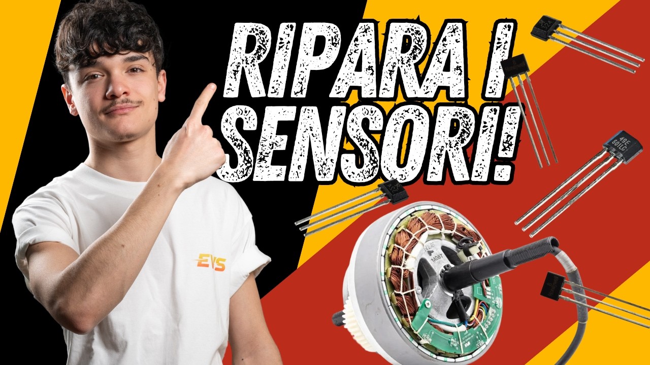MOTORE GIRA A SCATTI? è RUMOROSO? COME SOSTITUIRE I SENSORI HALL di un motore. TUTORIAL  COMPLETO!