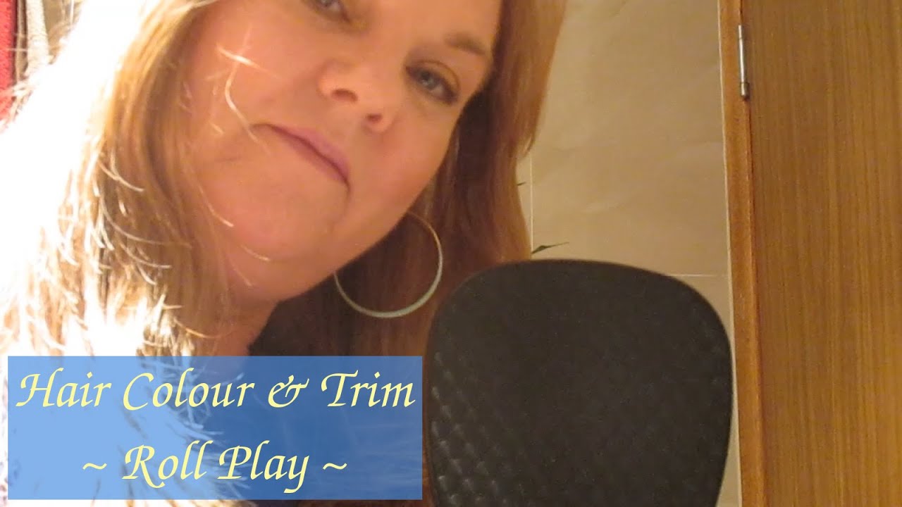 ASMR  **HAIR FOILS & TRIM ROLE PLAY**