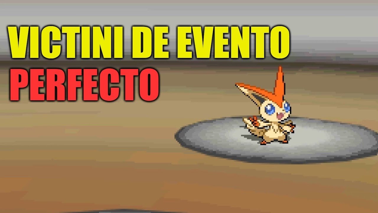 VICTINI DE ISLA LIBERTAD PERFECTO EN POKÉMON NEGRO.