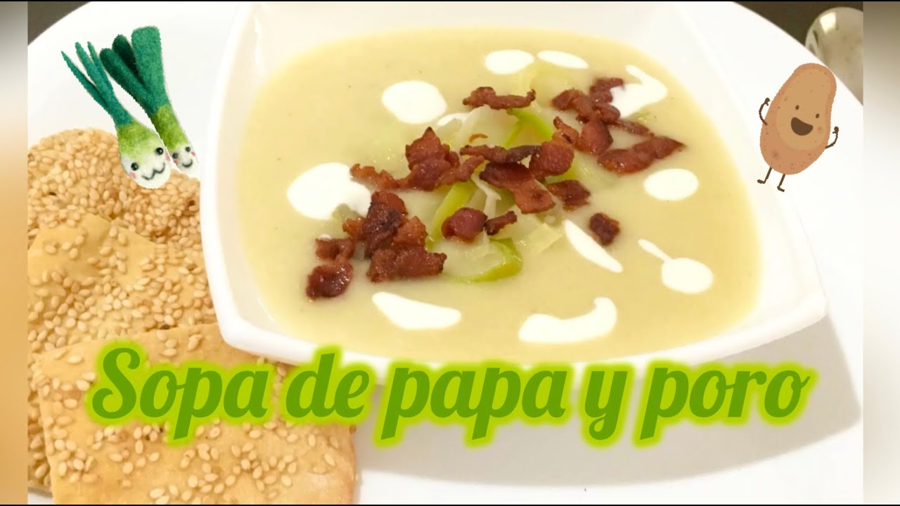 DELICIOSA SOPA DE PAPA Y PORO  ESTILO  “VICHISSOISE” 😋😉🥔👩🏼‍🍳IDEAL PARA ÑA CENA NAVIDEÑA! 🎄🥂🪅✅