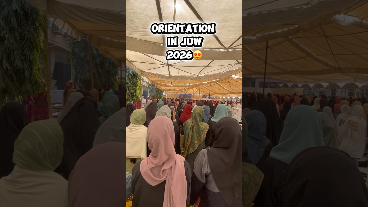 Orientation At Juw😍| SUBSCRIBE FOR MORE 