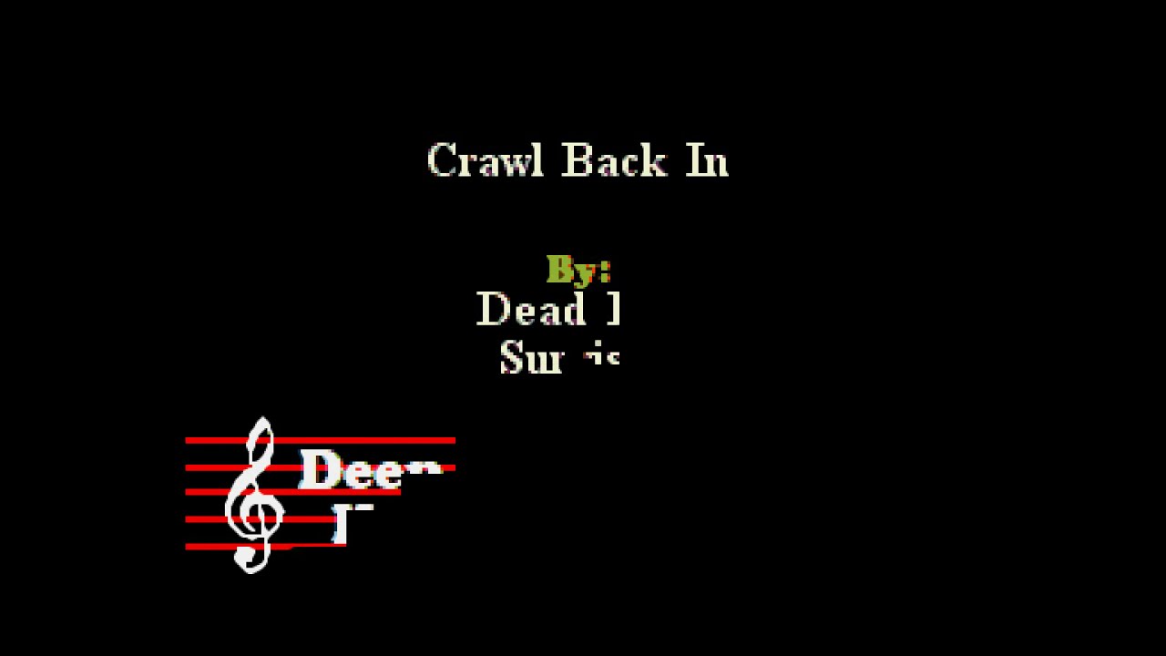 Dead by Sunrise - Crawl Back In (Custom Karaoke Cover)