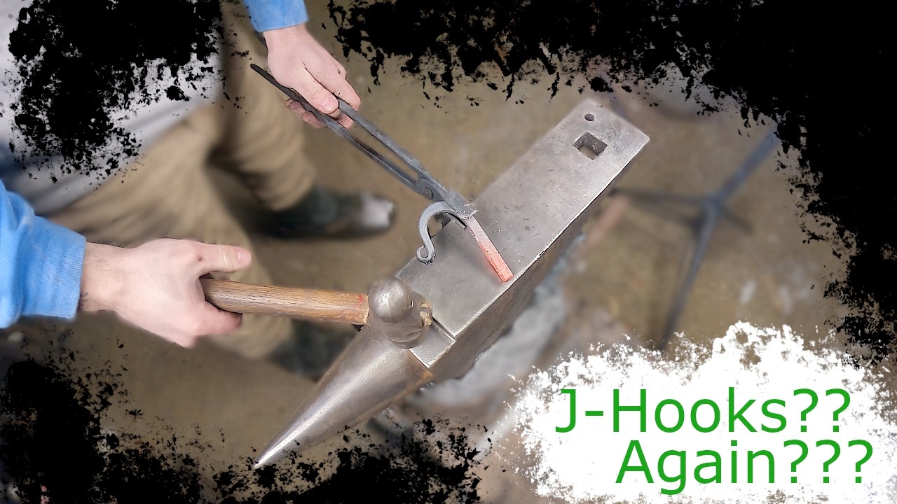 Blacksmithing 101! Tapering, drawing, twisting hooks!