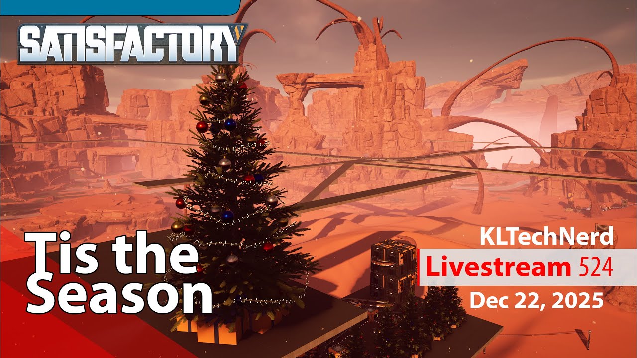 More trees - Satisfactory 🔴 Livestream Ep528 - Jan 09 2026 - Friday