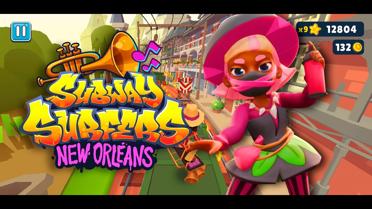 SUBWAY SURFERS NEW ORLEANS 2024 : PINK WITCHCAP OUTFIT