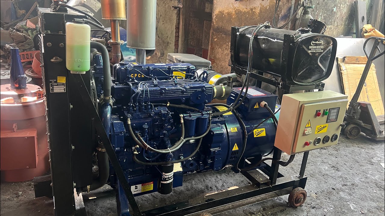 40kva Kirloskar 4R1040 Engine Generator with Full load testing & MCB panel Bargarh Odisha Delivery