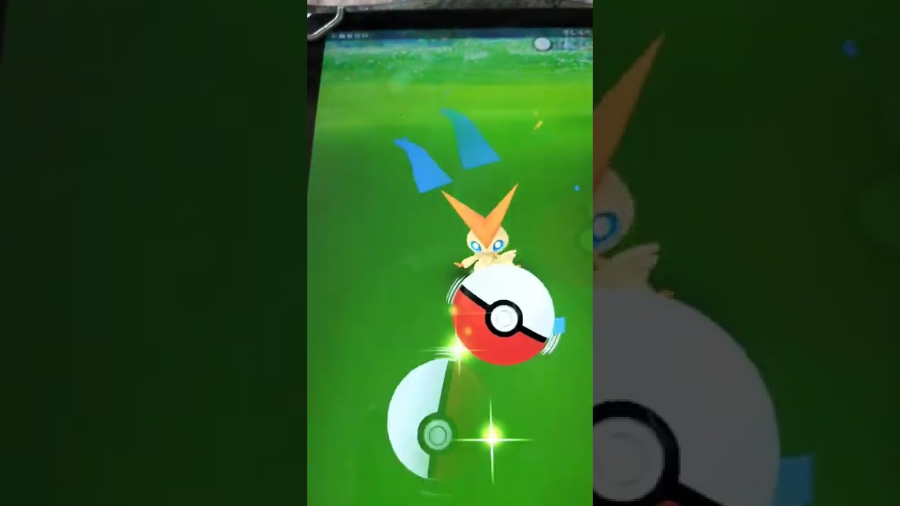 Pokémon go catch victini
