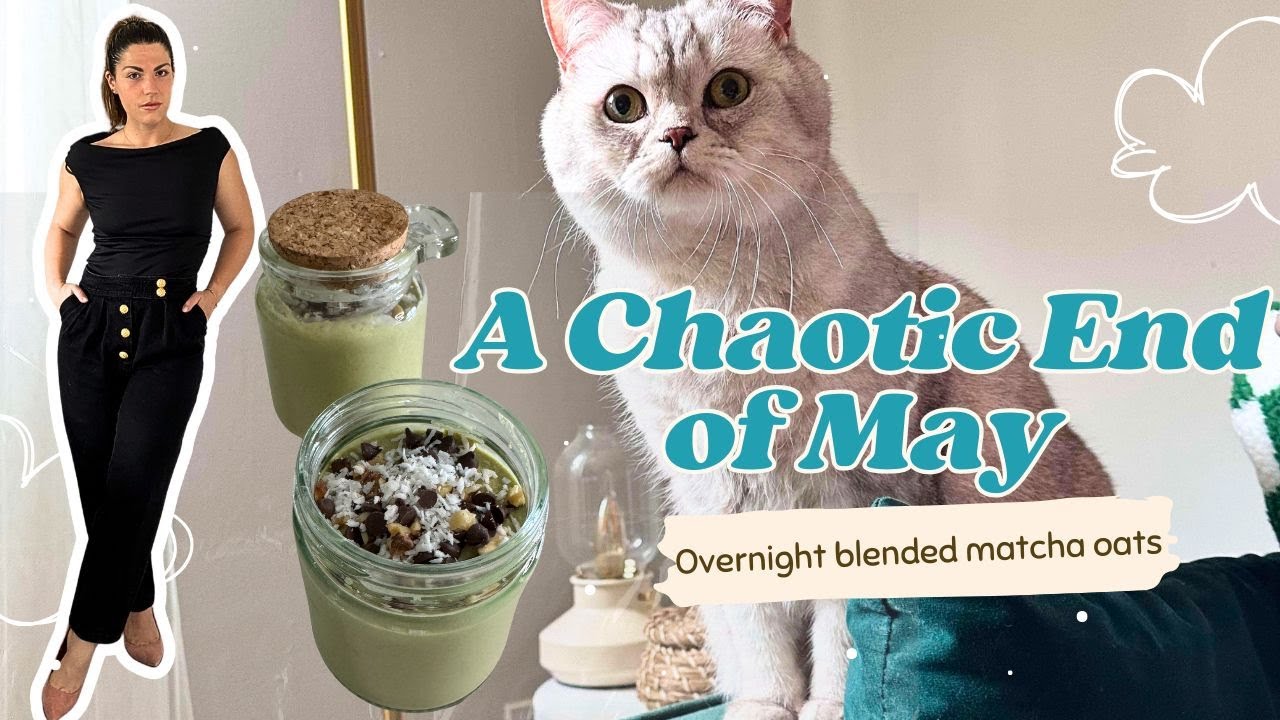 Goodbye May 💛 H&M Summer Haul, Blended Overnight Matcha Oats recipe & Tiramisu's travel plan update