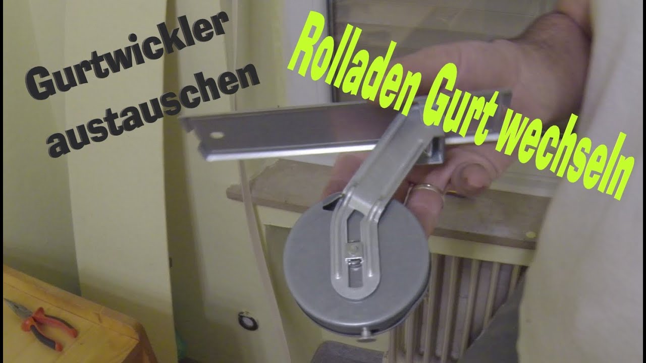 Gurtwickler austauschen, einbauen - Rolladen Gurt wechseln