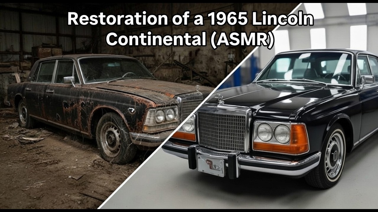 I found an ABANDONED Lincoln Continental in the woods. Complete restoration in ASMR style.