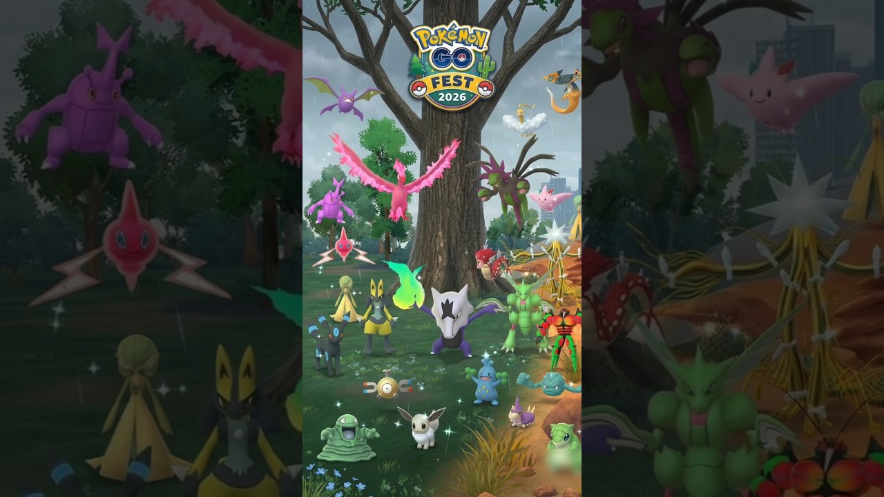 Pok&eacute;mon GO Fest 2026 Shiny Madness! #shorts #shiny #fest2026 #ultragoo #catch #pokemon #event