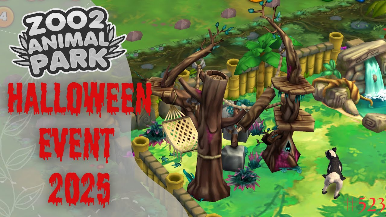 🎃Ich tausche die ersten K&uuml;rbisse - Gruselecke  -  HALLOWEEN-Event 2025 🧪 - Zoo 2 - Animal Park  /523