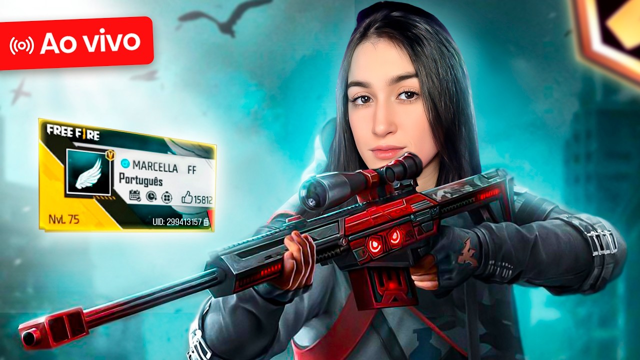 HOJE É SÓ CAPA DE QUALIDADE 😎🔥 VEM PRA LIVE! 🔴 MARCELLA  FF AO VIVO 💜