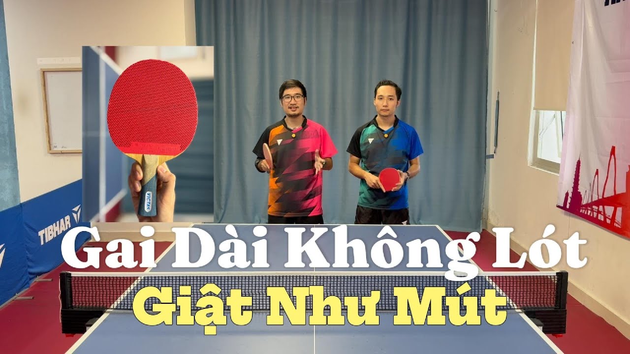 Chia Sẻ Bí Mật Bóng Bàn | Mặt Vợt Gai Dài Không Lót (OX) Giật Trái & Cắt Xoáy Như Mặt Mút