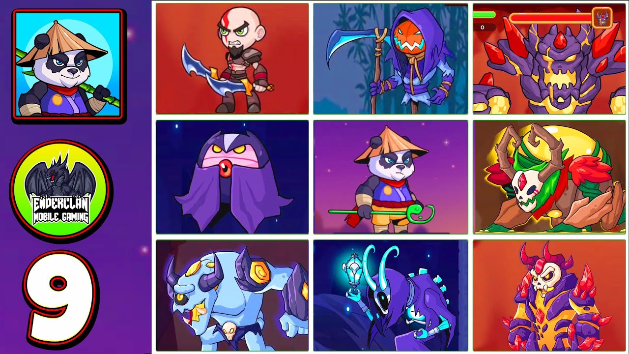 Panda Quest All Bosses Gameplay All Levels Walkthrough Tutorial (iOS & Android Mobile Game) Guide