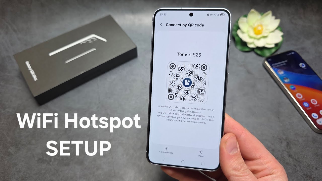 How to SETUP Mobile WiFi Hotspot on Samsung S25 / S25 Ultra