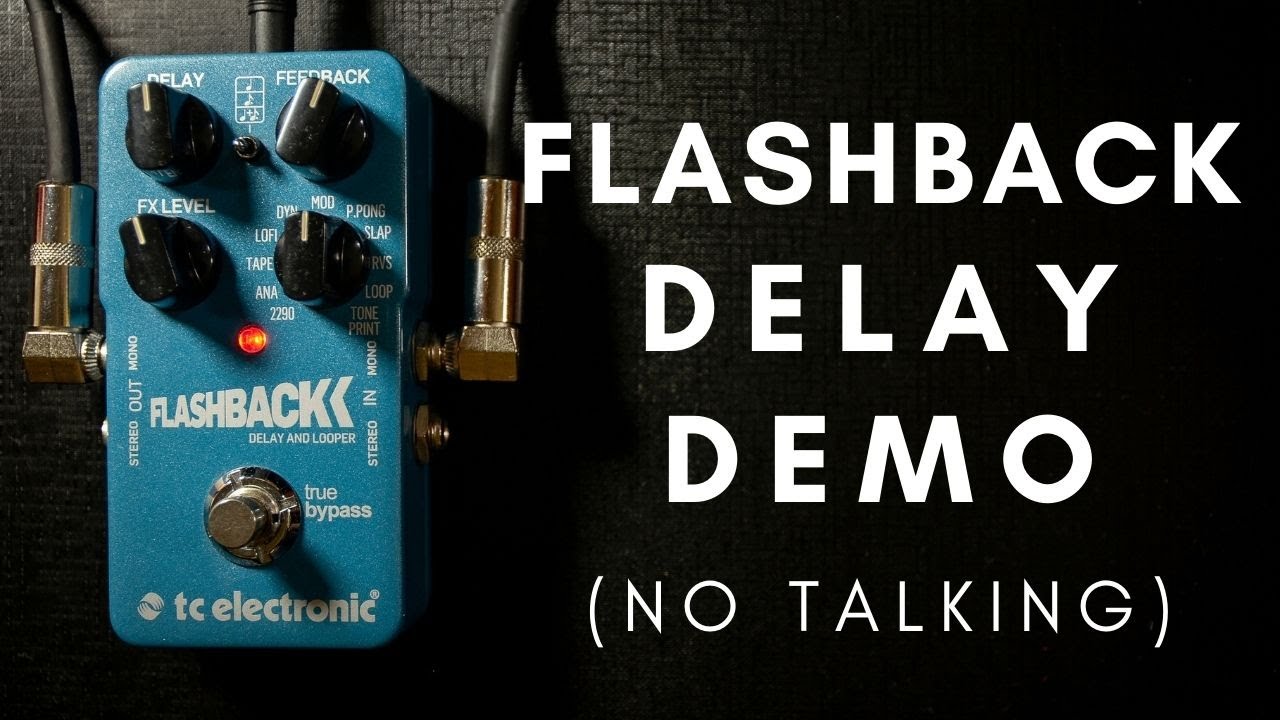 Flashback Delay Pedal Demo - Best cheap Delay pedal?