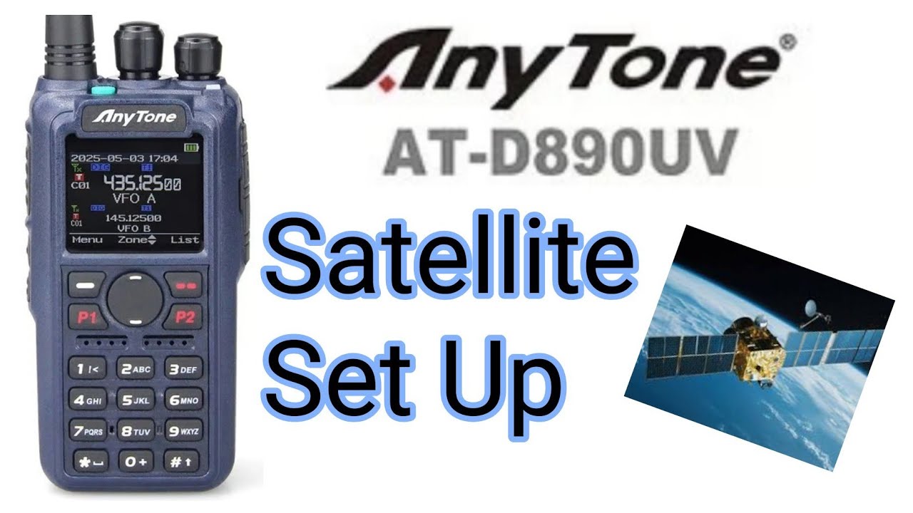 Настройка спутниковой связи - советы по Anytone D890UV и APRS