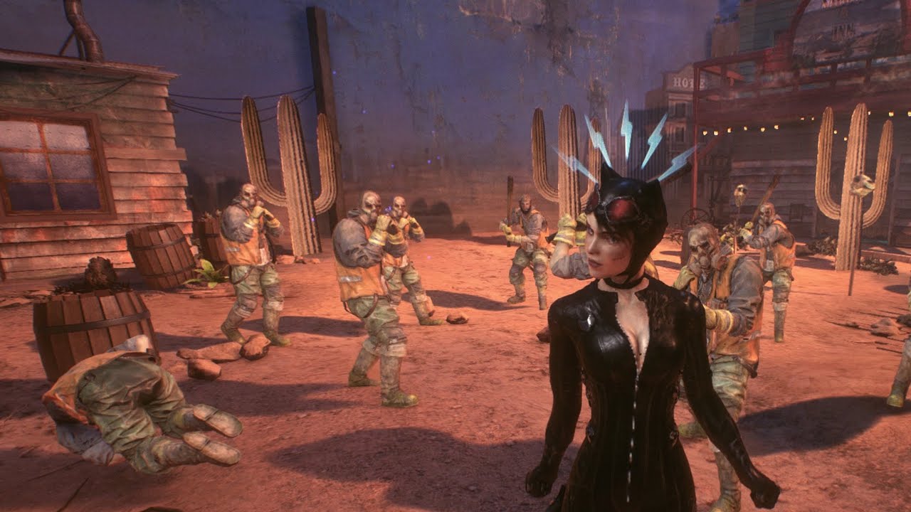 Batman Arkham Knight - Wild Cat AR challenge [Catwoman] 20 Rival Points