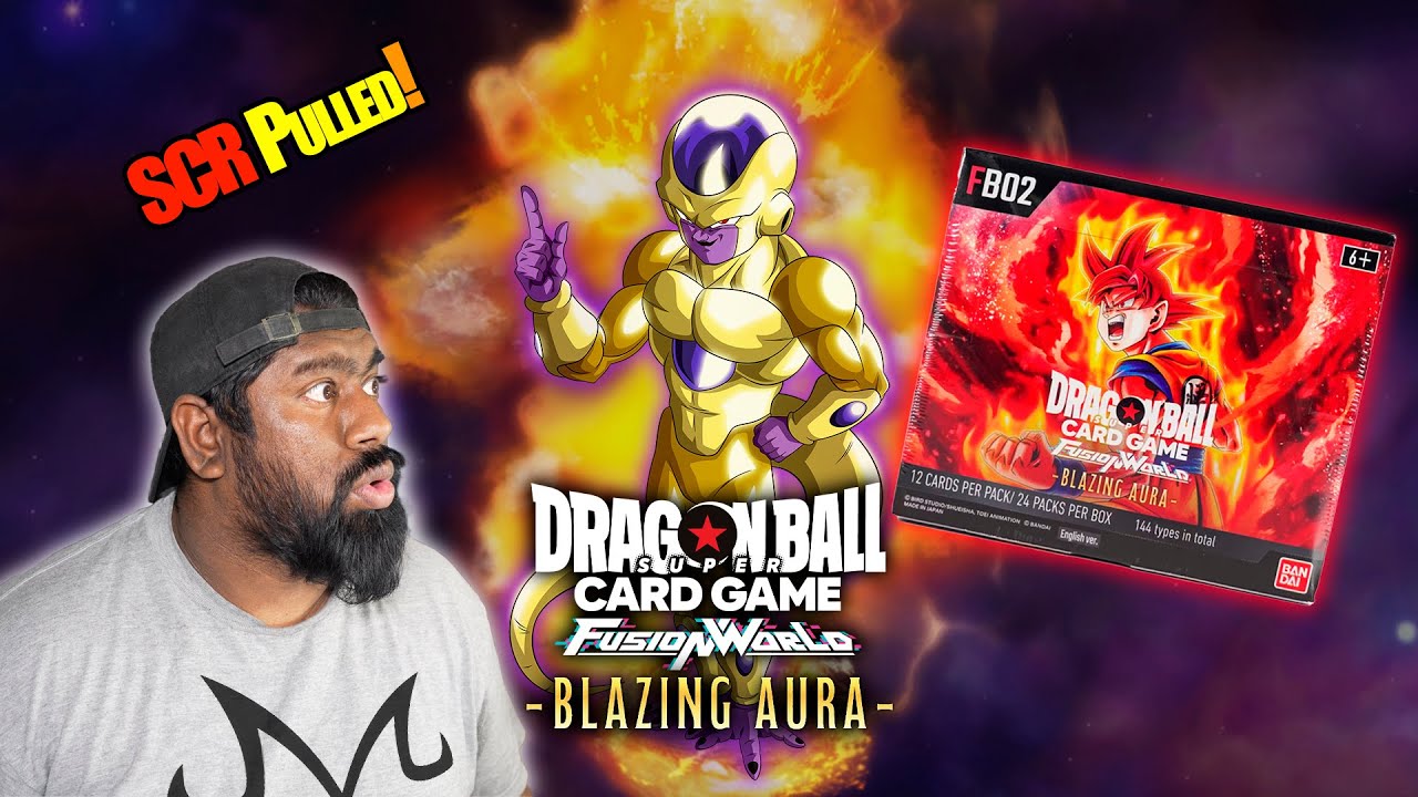 *SCR Pulled* NEW!! FUSION WORLD BLAZING AURA! Dragon Ball Super Booster Box Opening | FB02