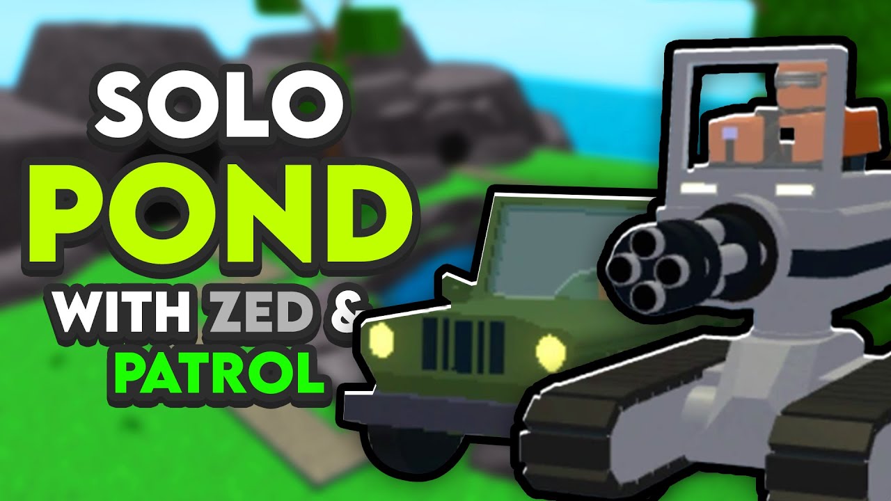 Solo Pond with Patrol and ZED - Roblox Tower Battles