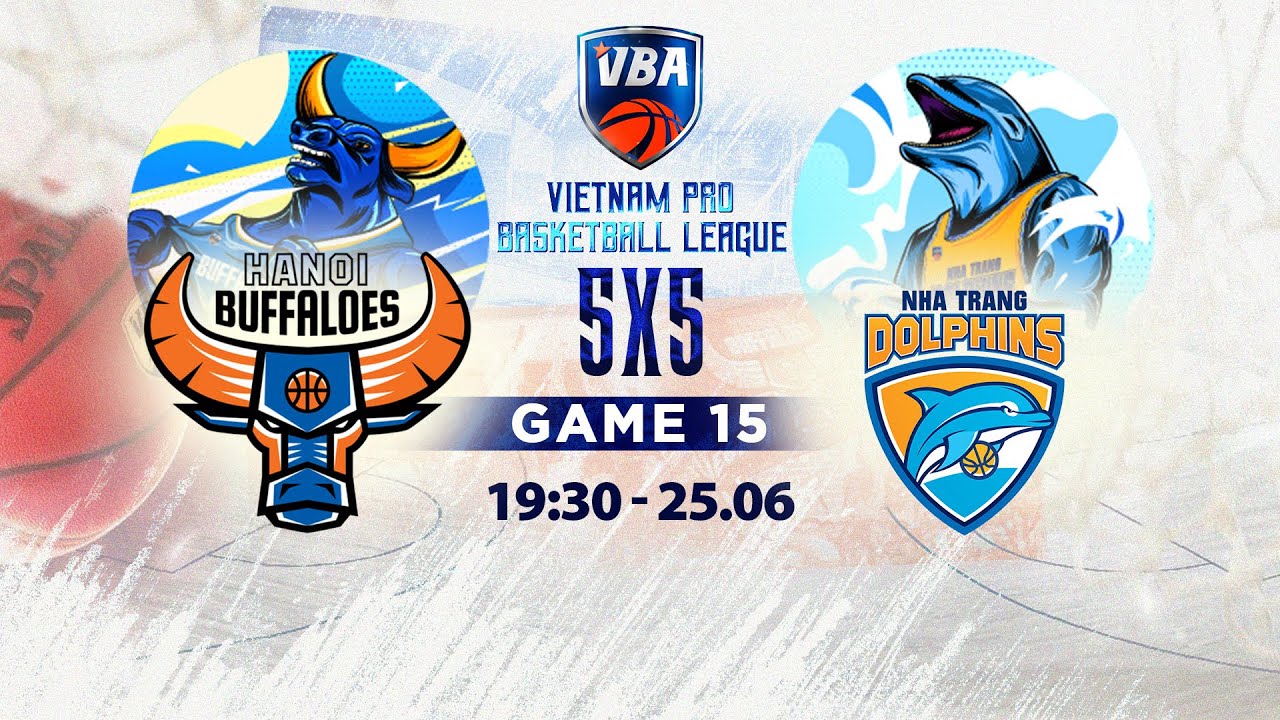 🔴 Livestream Hanoi Buffaloes - Nha Trang Dolphins | Giải bóng rổ chuyên nghiệp Việt Nam - VBA 2023