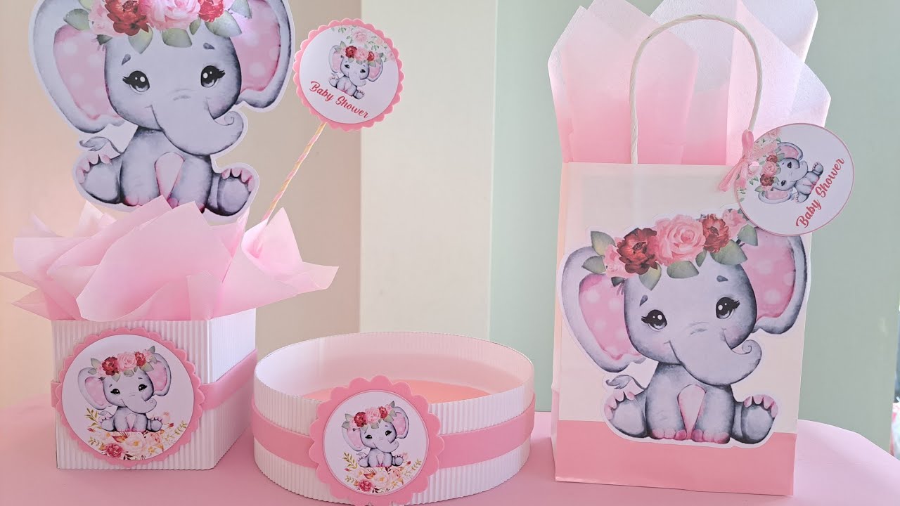 COMO HACER 3 MANUALIDADES DE ELEFANTE #diy #manualidades #pasoapaso #centrodemesa #dulceros 