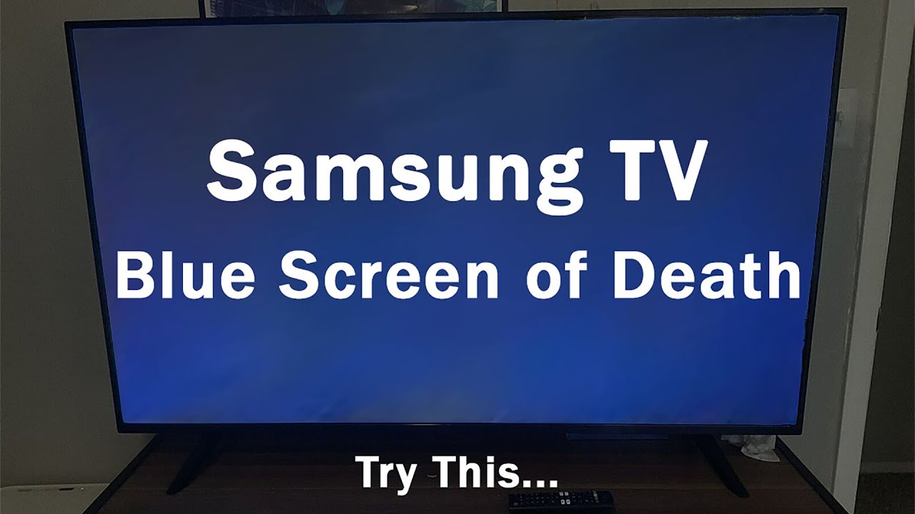 SAMSUNG TV Blue Screen Problem | (No Picture/With Sound/Blue Spots on Screen) | How to Fix!