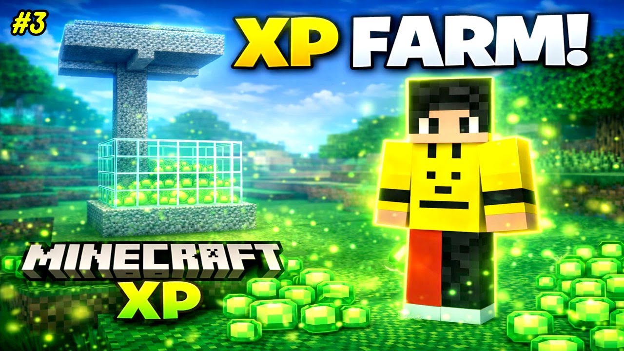 Minecraft XP Farm That ACTUALLY Works! 💚 #minecraft