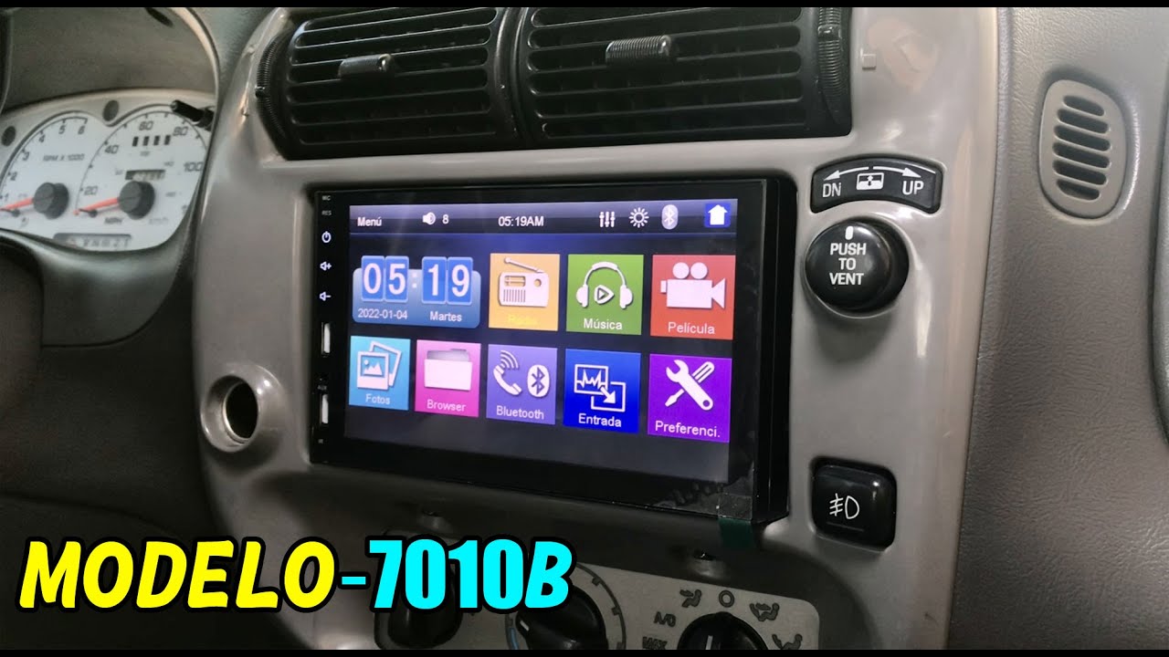 Instalando El Nuevo Auto Estereo Modelo 7010b 7''Pulgadas En La Ford Explorer Sport Trac