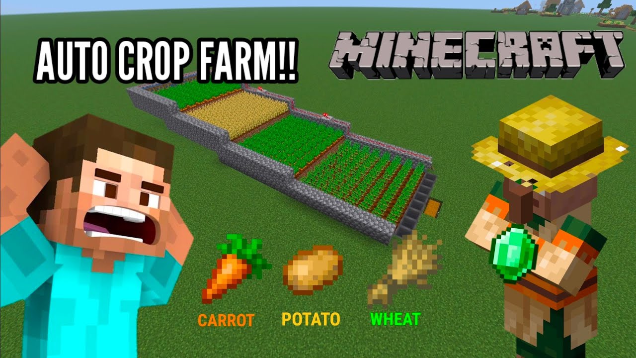 INSANE Automatic Crop Farm in Minecraft!
