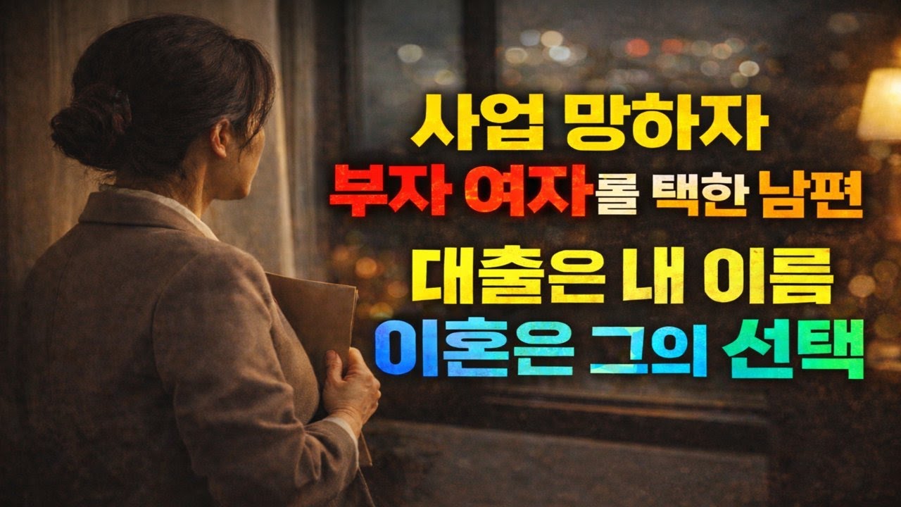 사업 망하자 부자 여자를 택한 남편
