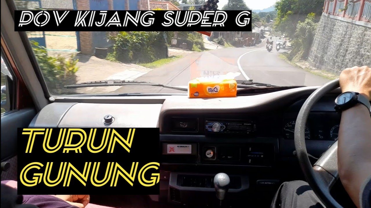 POV DRIVING KIJANG SUPER G - ASMR / TURUN GUNUNG