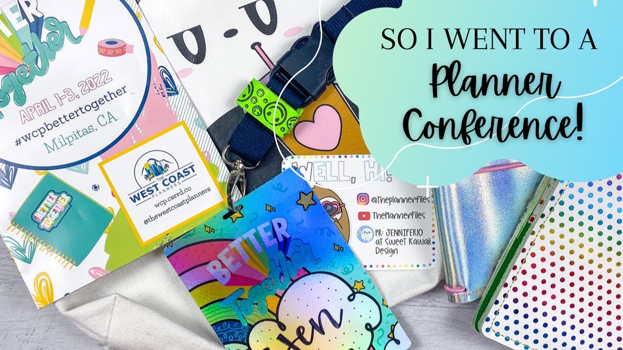 WCP Planner Conference: Swag, Swaps, Tablemate Gifts, Purchases, and Thoughts