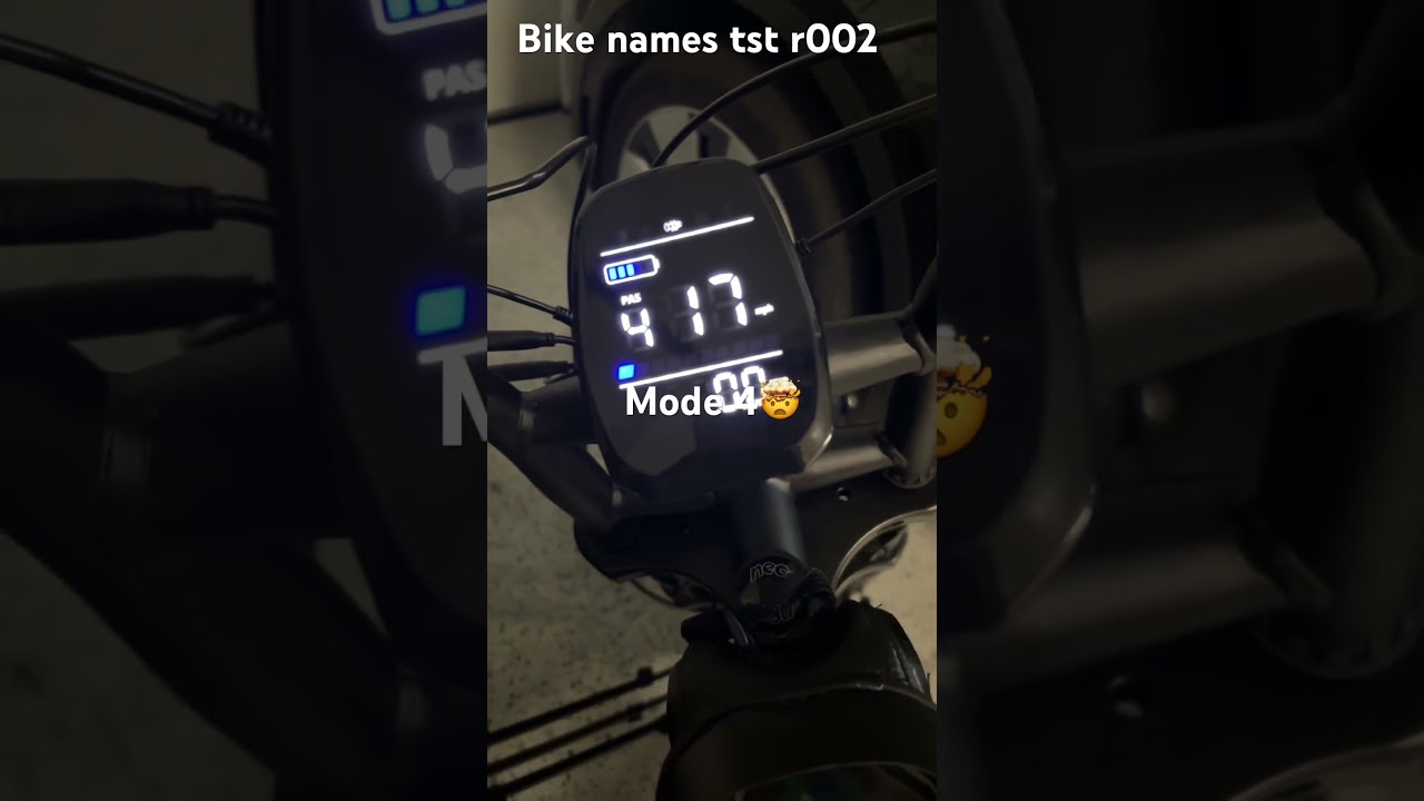 Top speeds on every mode on tst r002 
