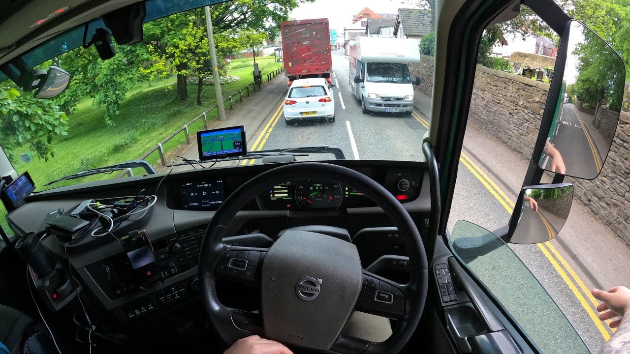 POV  DRIVING  VOLVO XL CAB   adrian cox uk