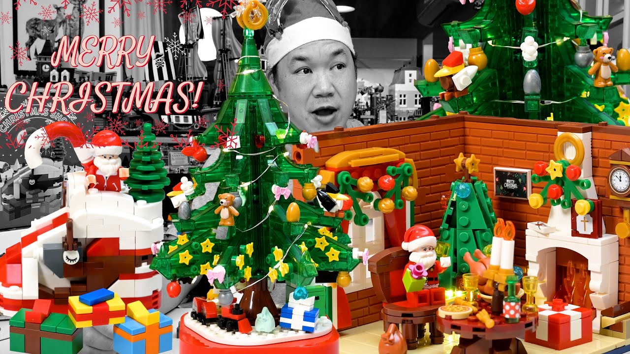 Christmas Tree Music Box, Christmas Shoe and The Christmas Room | Alternative Lego Brick Reviews!