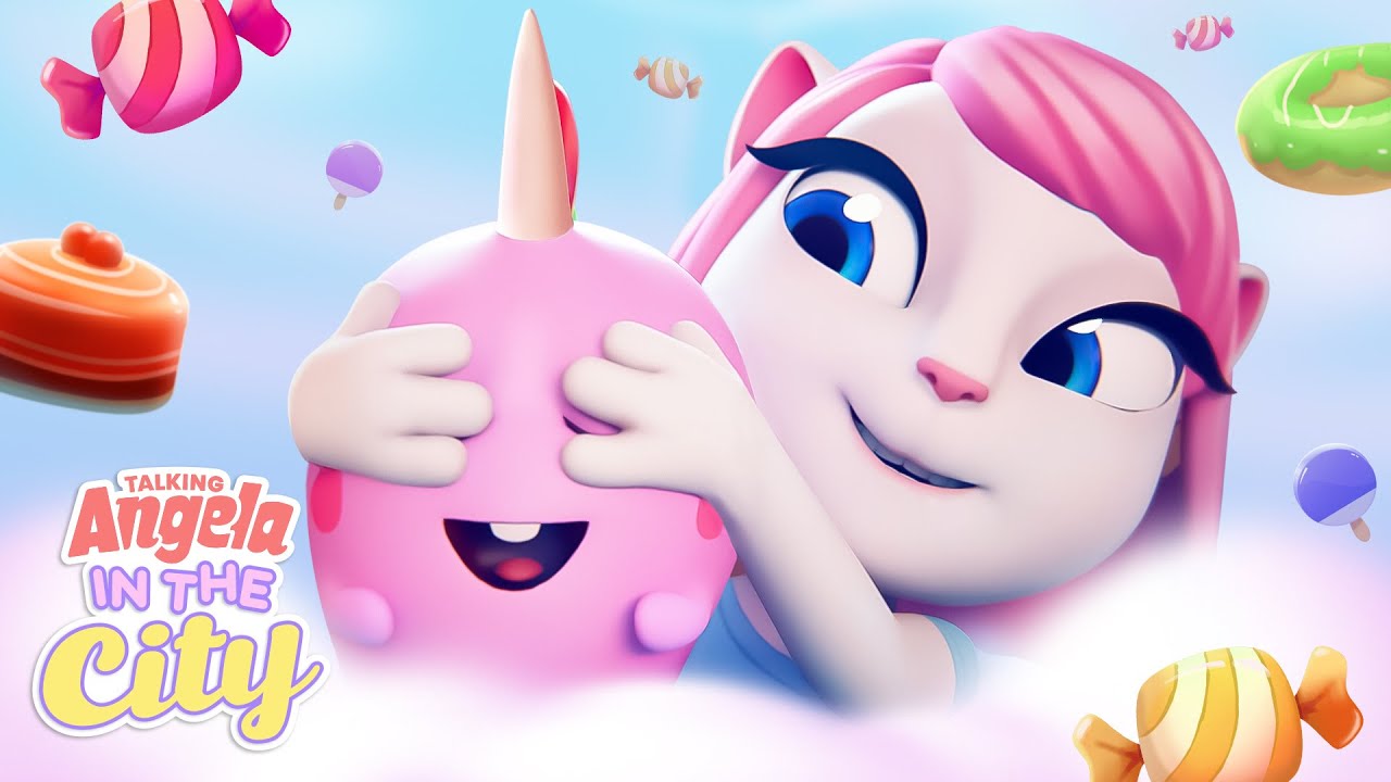 My Favorite Foods 😋 Talking Angela: In The City Compilation