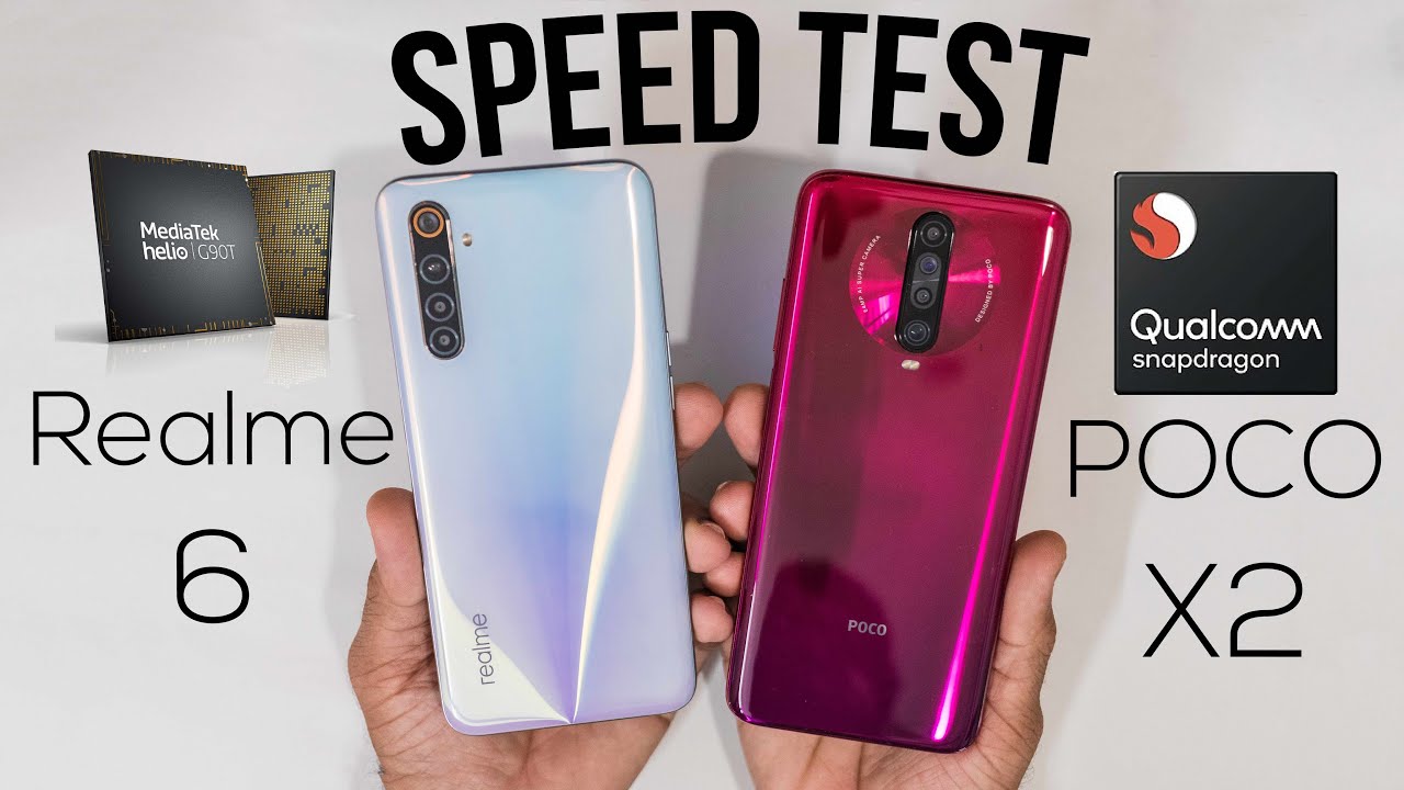 POCO X2 vs Realme 6 Speed Test - SD730 vs G90T *SHOCKING RESULTS*