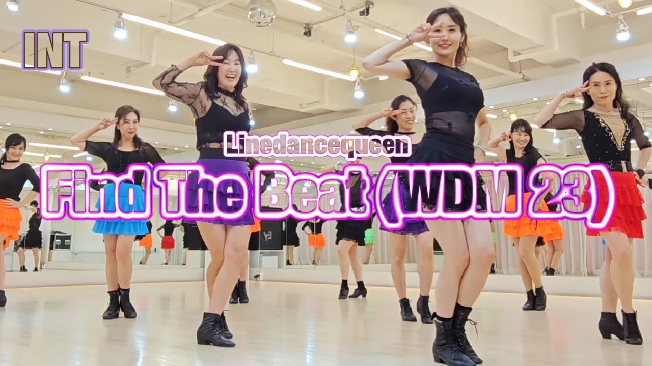 Find The Beat (WDM23) Line Dance l Intermediate l 파인 더 비트 라인댄스 l Linedancequeen