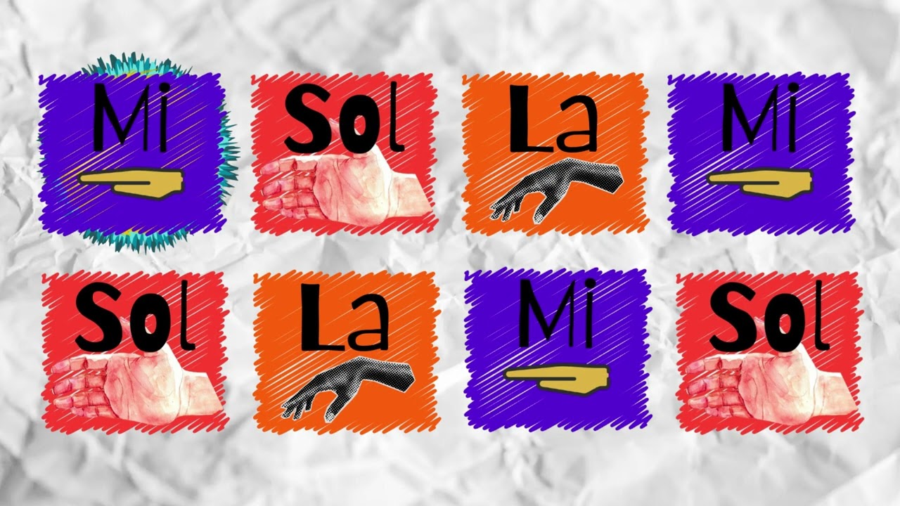 Mi Sol La | Sing on the beat! | Color Coded!