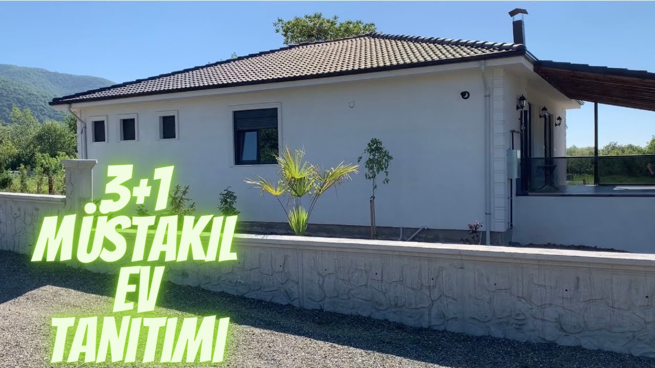 Bahçeli 3+1 Müstakil Ev Tanıtımı 🏡 Tek Katlı Ev Tasarımı