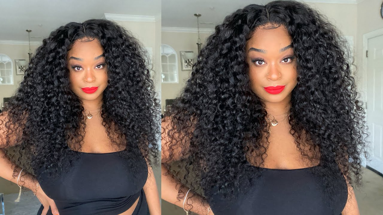 CURLYME HAIR | BIG FLUFFY WATERWAVE WIG | INSTALL AND STYLE