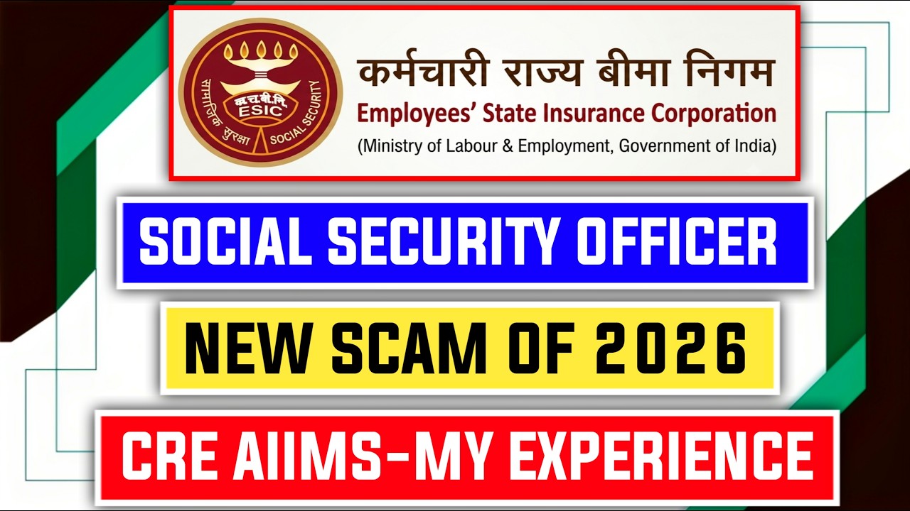🚨 AIIMS CRE ESIC SSO 2026 EXAM EXPOSED - MY EXPERIENCE 😱