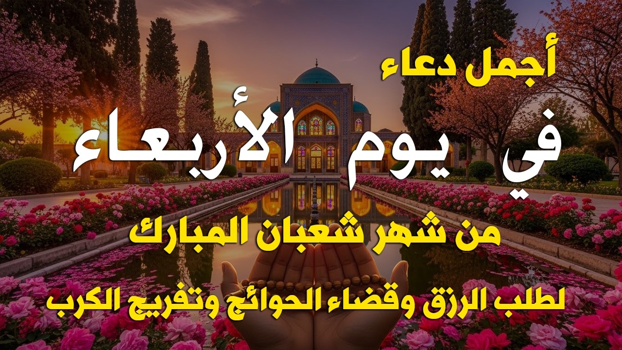 دعاء خاشع في يوم الخميس المستجاب دعاء في  شهر شعبان | فرج ورزق قريب وتغيير للأقدار بإذن الله