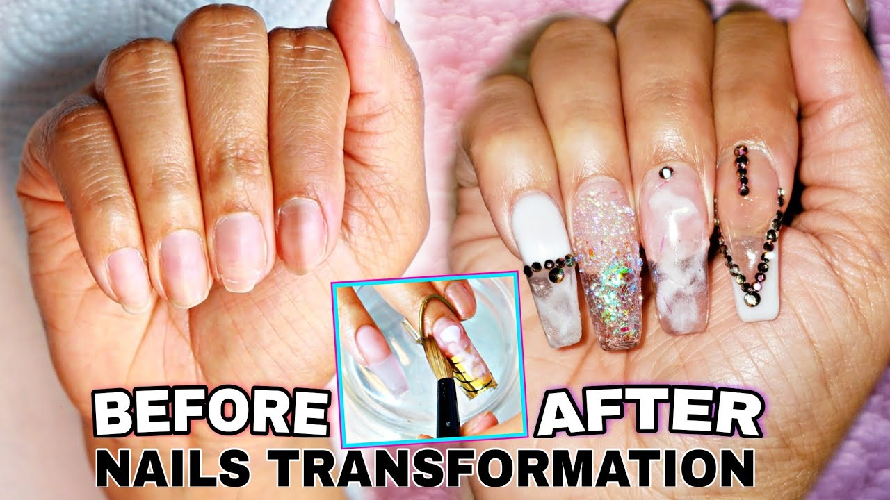 Acrylic Nails 2021 | Watch Me Do My Nails at home using Mia Secret Nail Products