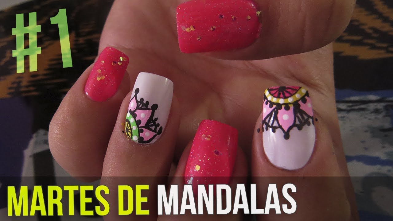Uñas Decoradas Con Mandalas | Martes de Mandalas #1